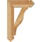 Ekena Millwork Funston Arts & Crafts Rough Sawn Bracket, Western Red Cedar, 4"W x 16"D x 24"H BKT04X16X24FST03RWR - alternate 3